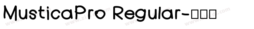 MusticaPro Regular字体转换